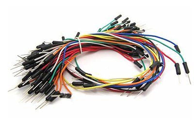 65 Pcs Solderless Male - Male  Breadboard Jumper Cables Wires for Arduino Pi