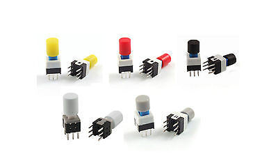 8 x 8 x 17mm Momentary Tactile Push Button Switch 6 Pin DIP MIXED 5/10/20 pcs