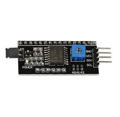 1602LCD Display 5V IIC/I2C/TWI/SPI Serial Interface Board Module Port NEW