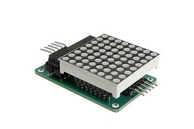 MAX7219 8x8 Red Dot Matrix Module Display Module Kit for Raspberry Pi Arduino