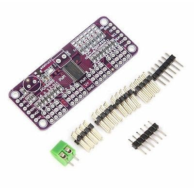 16 Channel 12-bit PWM/Servo Driver-I2C interface PCA9685 Arduino Raspberry Pi