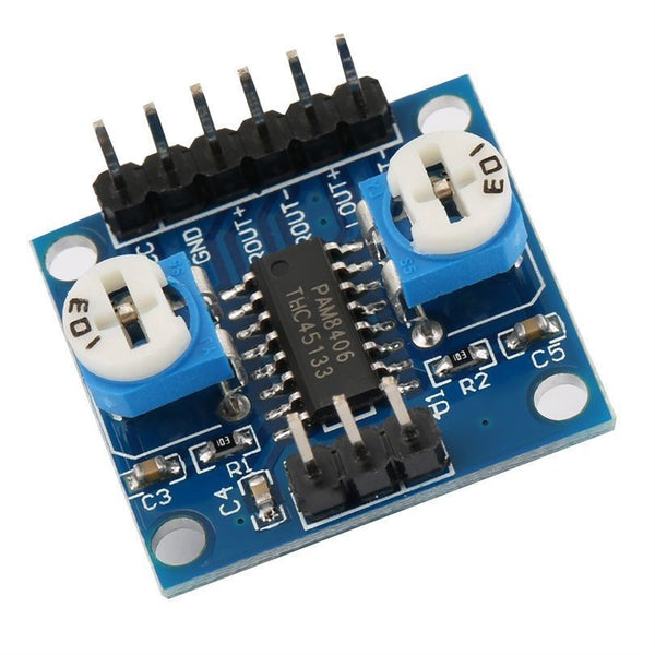 2 x 5W PAM8406 Digital Amplifier Board w/ Volume Potentiometer Stereo Noise