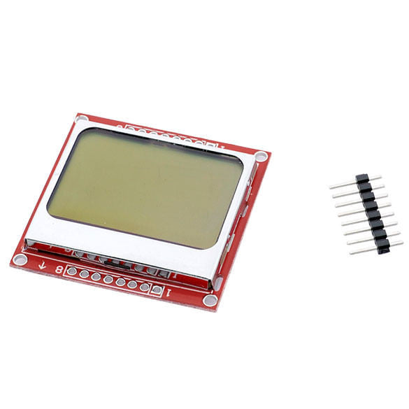 84x48 1.6" LCD Screen Module White back light  Nokia 5110 Arduino Raspberry Pi