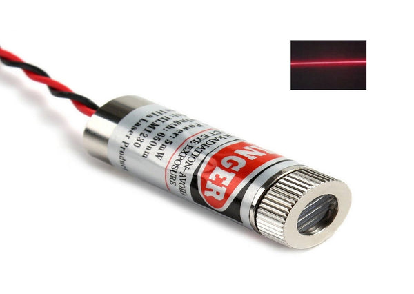 650nm Laser Module 5V Industrial Grade DOT / LINE / CROSS