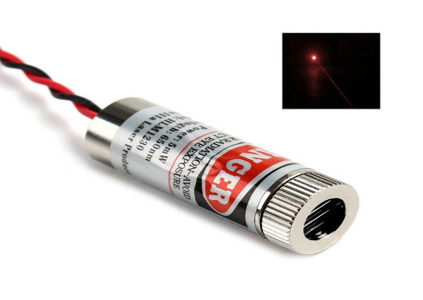 650nm Laser Module 5V Industrial Grade DOT / LINE / CROSS