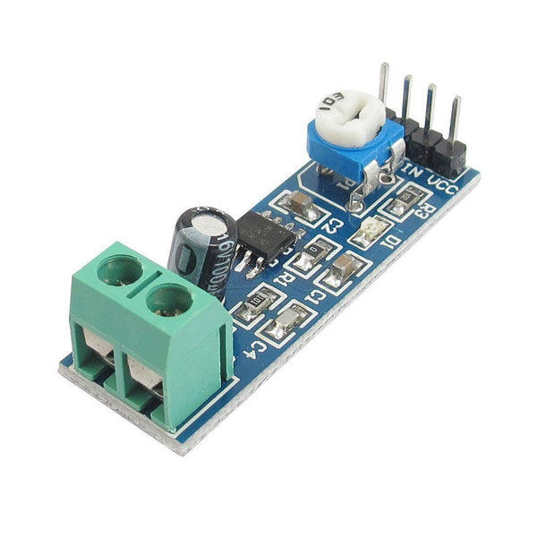 LM386 Audio Amplifier Module 200 Times 5V-12V Input 10K Variable Resistor NEW