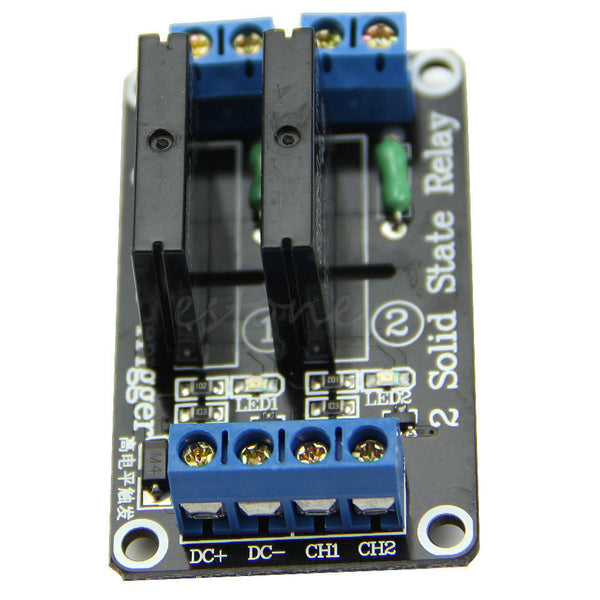 5V 2 Channel Solid State Relay module for Arduino Raspberry Pi