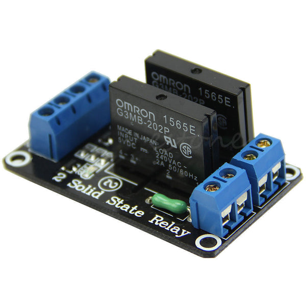 5V 2 Channel Solid State Relay module for Arduino Raspberry Pi