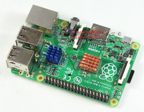Copper Aluminium Heatsinks AND Cooling Fan Kit for All Raspberry Pi Models 3 2 B