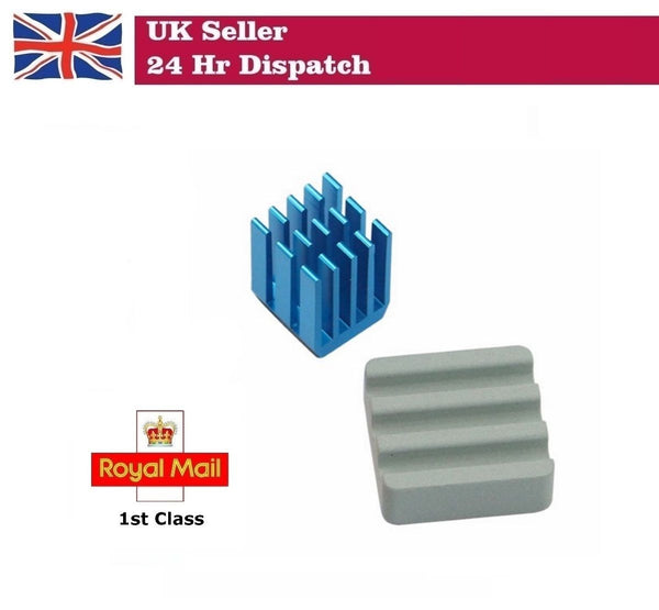 Ceramic Aluminium Heatsink set for ALL Raspberry Pi Models 3 2 B+ 1 / 2 / 3 SETS