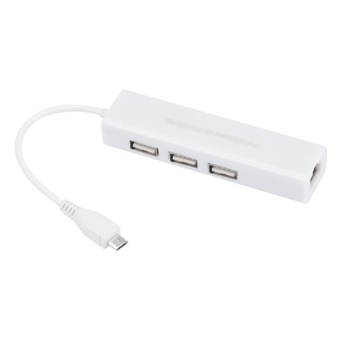 Micro USB OTG HUB AND RJ45 LAN Adapter for Raspberry Pi Zero