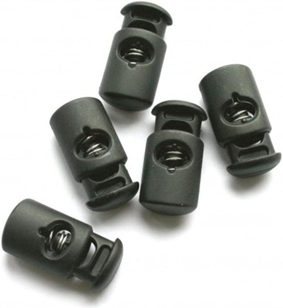 5 x LOWE ALPINE CORD LOCK BLACK SPRING TOGGLES