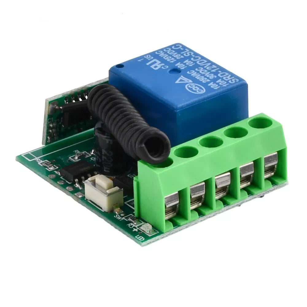 DC 12V 12CH Channel Wireless RF Remote Control Switch Transmitter Receiver DC 12V 12CH Channel Wireless RF Remote Control Switch Transmitter Receiver