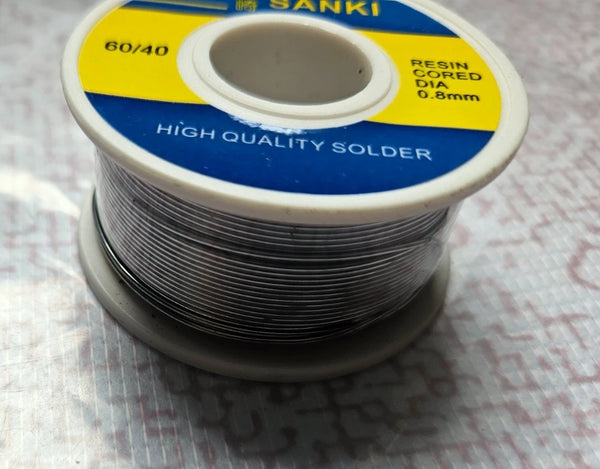 SANKI 0.8mm Solder Wire Low Temperature Rosin Core Tin Wire for RC Model 50g