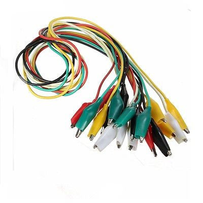 10pcs 50cm Double-ended Crocodile Cable Alligator Jumper Wires for BBC micro:bit