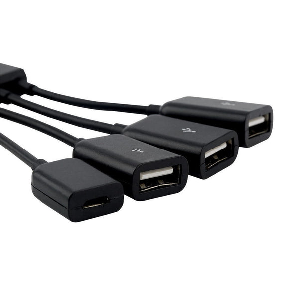 4 port Micro USB Host OTG Hub Adapter For Raspberry Pi Zero