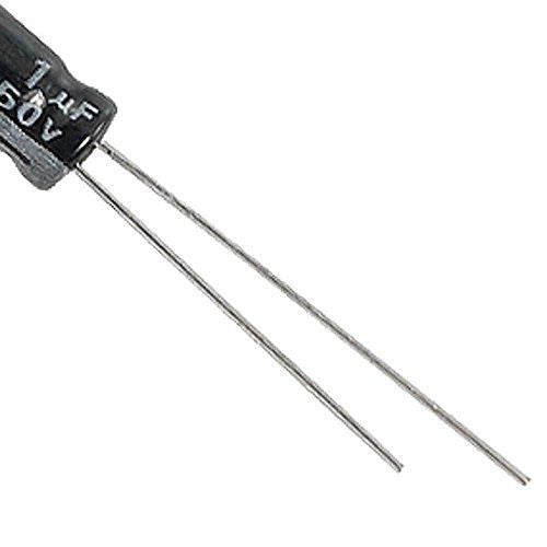 1uF 50V 5 x 11mm Electrolytic Capacitors - Pack of 10 / 20