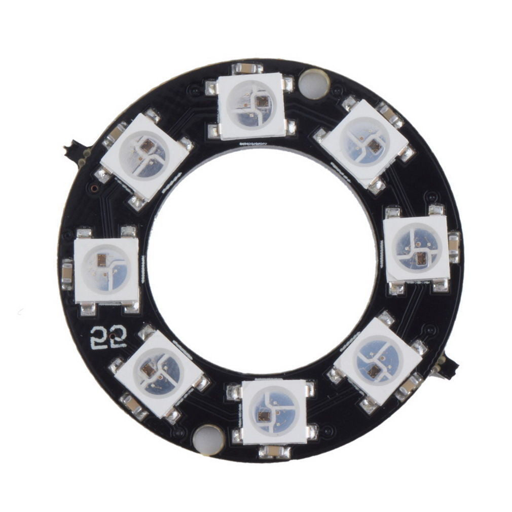Ring Led Arduino Shield NeoPixel Ring - 8 x WS2812 5050 RGB LED Ring Board for Arduino Raspber ...