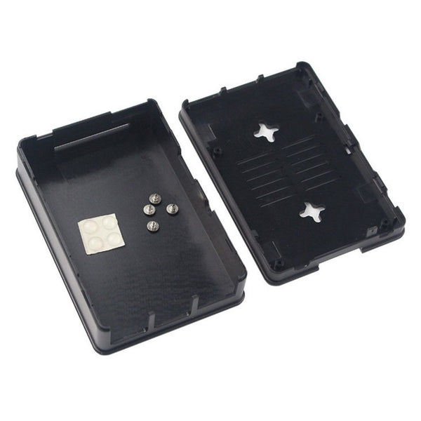ABS Case Shell Enclosure BLACK + HEATSINK SET for Raspberry Pi 3 B / 2 B / B+