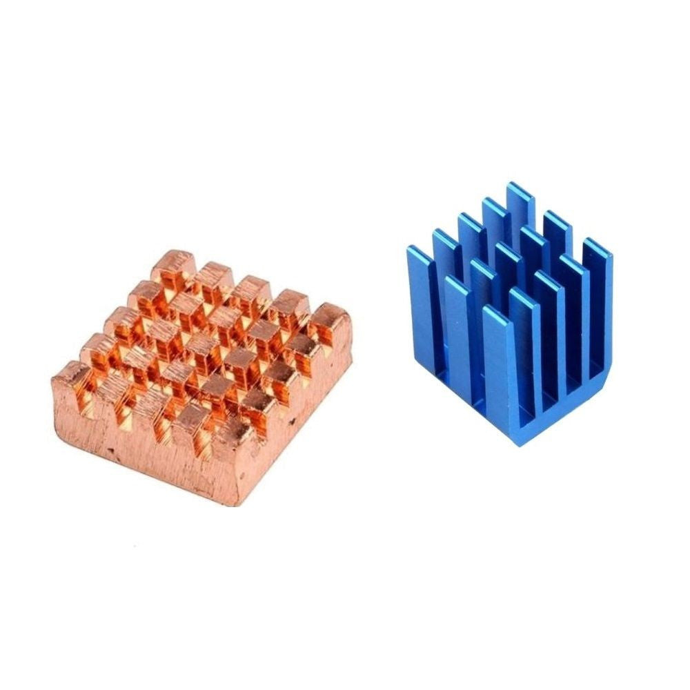 Aluminium Copper Heatsink set for ALL Raspberry Pi Models 3 2 B+ 1 / 2 / 3 sets