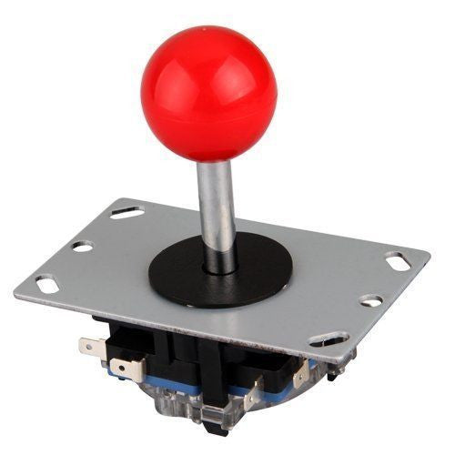 Red Joystick 8 way Controller for Arcade Games Arduino Raspberry Pi