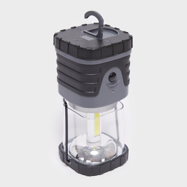 HI-GEAR COB 500 Lumen Camping Lantern, Portable Outdoor Light for Camping, Grey