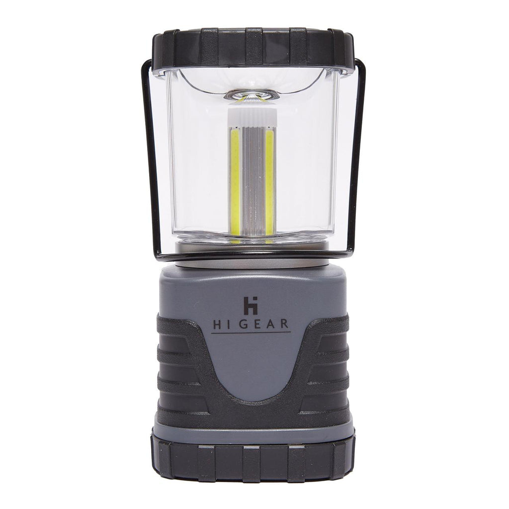 HI-GEAR COB 500 Lumen Camping Lantern, Portable Outdoor Light for Camping, Grey
