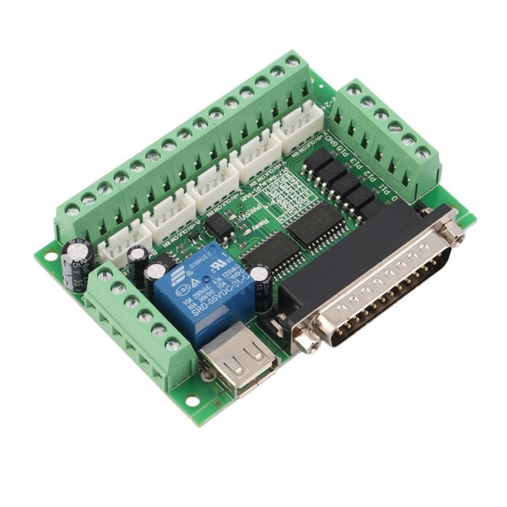 Mach3 5 Axis Stepper CNC 5-Axis Stepper Motor Driver Interface Board ...