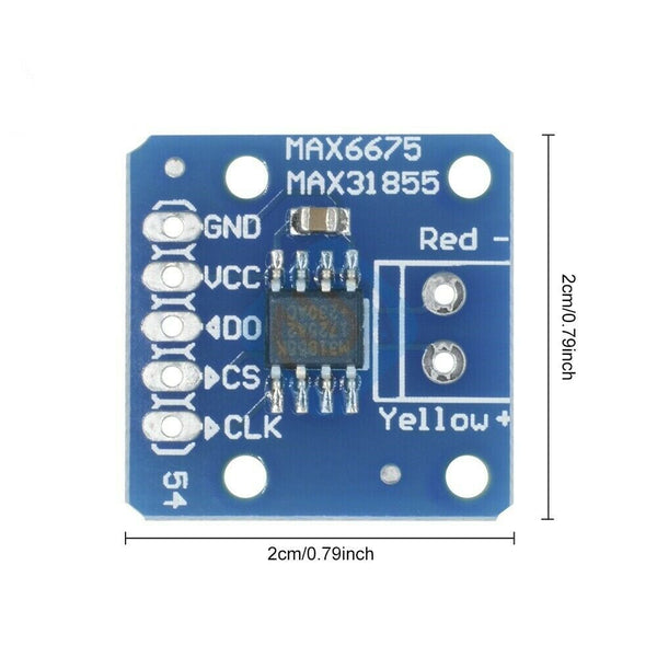 MAX31855 MAX6675 SPI Type K Thermocouple Temperature Sensor Board Module